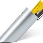 KayYuki Office Modern Art Pen Holder Aluminum Alloy Tilt Pen Holder Handicraft Office Desktop Accessories Pencil Cup Office Storage Pen Cup（Silver）